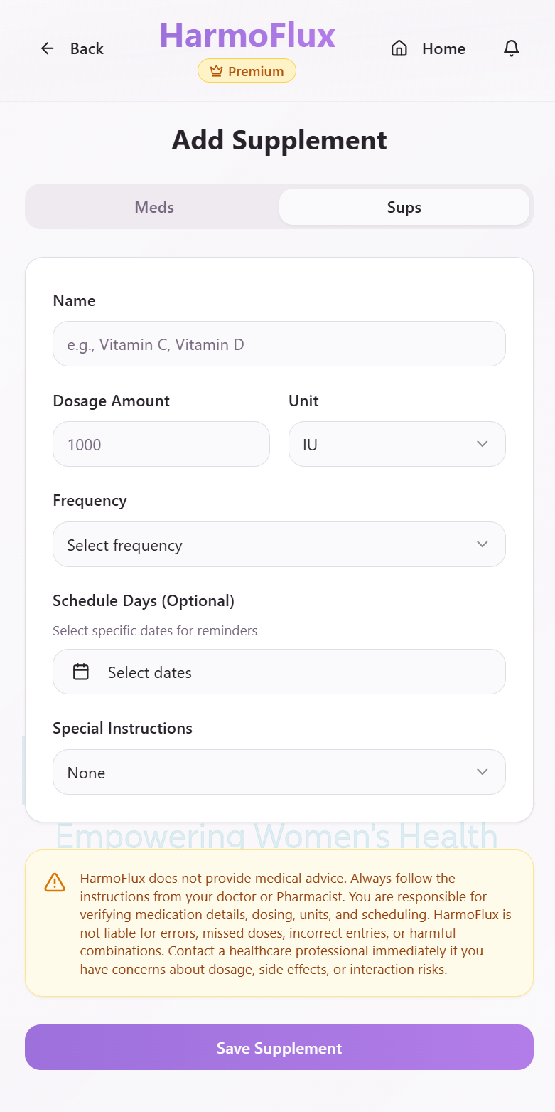 Supplement Tracker
