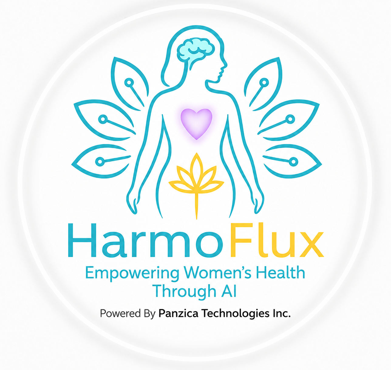 HarmoFlux wellness logo